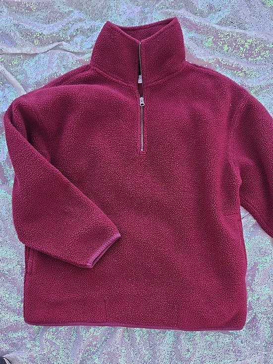 Free People Sweaters - Free People Sweater XS Oversized Burgandy Women's